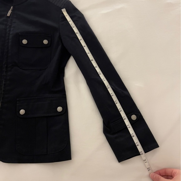 Rag & Bone Full Zip Mock Neck Utility Jacket Black Size 0​​ - Picture 15 of 16